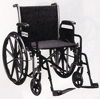 Silver Sport 18 inch Wide Single Axle (K0001) Wheelchair